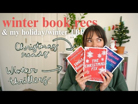 winter/holiday book recommendations🎄❄️ & my TBR | Christmas romcoms, winter thrillers & fantasy