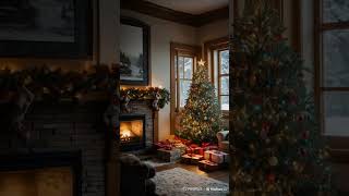 "Cozy Xmas Living Room Makeover #XmasLivingRoom#Christmas #CozyLivingRoom  #FestiveDecor  #rheels