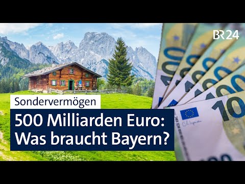 500 Milliarden Euro Sondervermögen: Was bekommt Bayern? | BR24