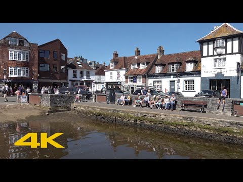 Lymington Walk: Town Centre【4K】