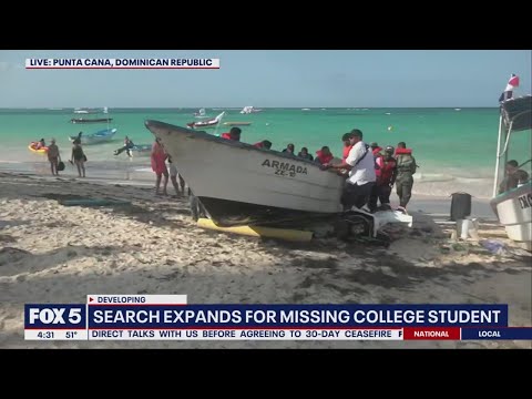 Search continues for college student who went missing in DR