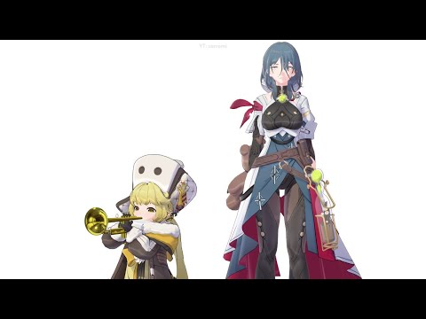 Trumpet Meme - Hook annoys Natasha【MMD Honkai: Star Rail】