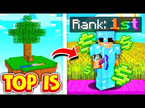 We became the #1 RANKED ISLAND in *NEW* SKYBLOCK MAP | Minecraft SKYBLOCK SERVER #9