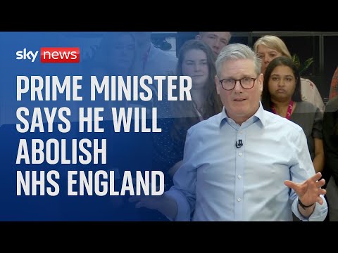 Prime Minister says he is abolishing NHS England