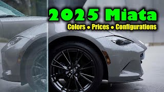 Miata News - December 2024 - Model Year 2025 Miata Specs!