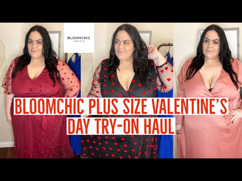 BloomChic Plus Size Valentine’s Day Try-On Haul ❤️❤️❤️