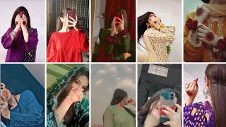 Stylish hidden face girl dp| cute hidden face girl profile pic 2025 | whatsapp dp 🦋