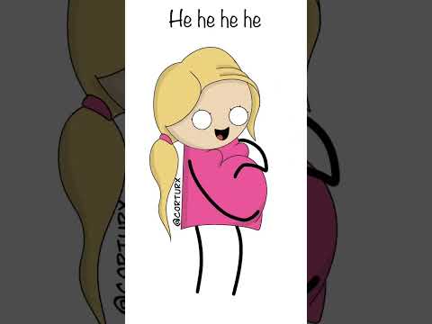 Pregnant #cartoon  #shorts #animation #art #drawing #memes #pregnancy