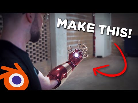 How To Make An Iron Man Suit Up In Blender | Tutorial