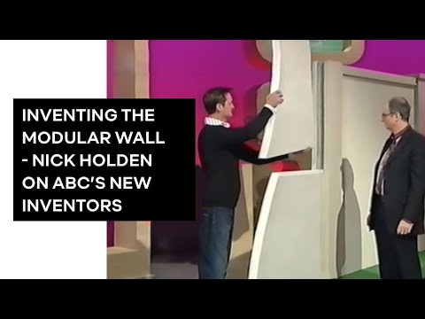 Inventing the Modular Wall - Nick Holden on ABC's New Inventors | ModularWalls