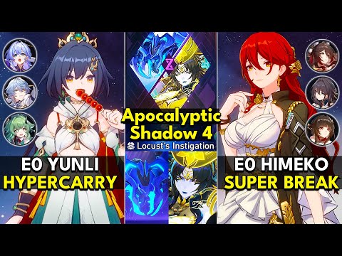 E0 Yunli Hyper & E0 Himeko Super Break | Apocalyptic Shadow Floor 4 3 Stars | Honkai: Star Rail 3.0