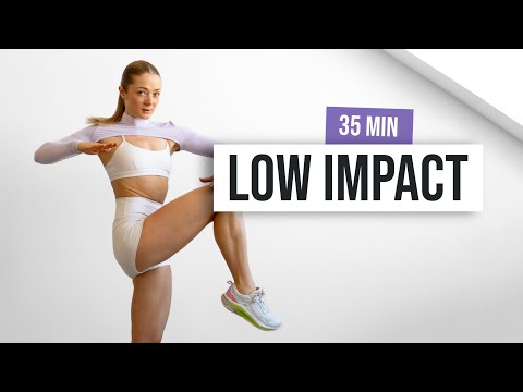 35 MIN *LOW IMPACT* HIIT - High Intensity Home Workout - No Equipment, No Jumping