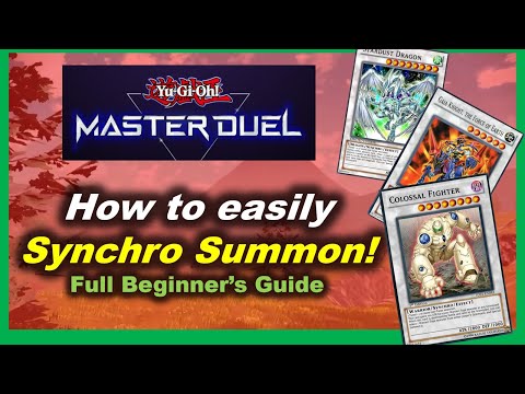 How to SYNCHRO SUMMON monsters! - Yugioh Master Duel - Full Beginner's Guide