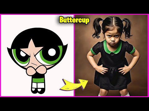 How Powerpuff Girls characters look in Real Life + Guess The Voice Quiz + Favorite Foods & More!