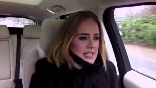 Adele Carpool Karaoke - Rapping with Corden - Spice Girls, Niki Manaj