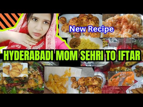 Hyderabadi mom Sehri to Iftar routine | Hyderabadi vlogger mom Ramzan day6 #food #recipe #vlog