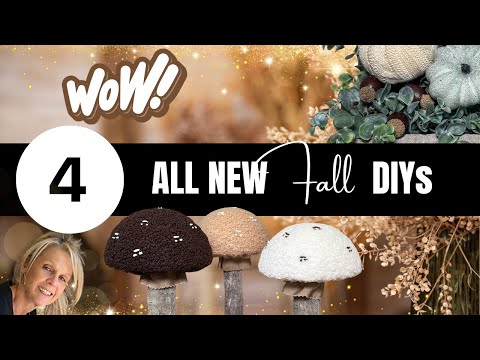 4 *NEW* Unique Fall Decor Diys That Will Wow You / Great for Craft Fairs