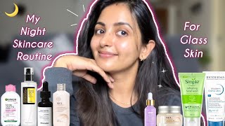 My Honest Night Skincare Routine For Glowing Skin✨| Step By Step Guide | Glass Skin Ritual 🤍