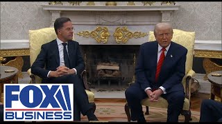 Trump holds meeting with NATO leader Mark Rutte