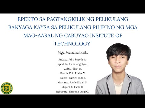 PANANALIKSIK SA FILIPINO DEFENSE | FINAL DEFENSE VIDEO PRESENTATION