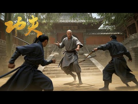 Two masters ambush a mute, but the mute is a Shaolin expert and defeats them with one strike.