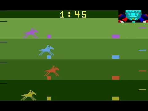 Atari 2600 Game: Steeplechase (1980 Sears)