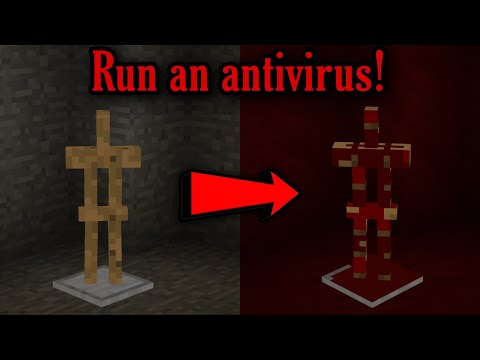 If you see an Armor Stand that can move by itself, RUN an antivirus! (Minecraft Creepypasta)