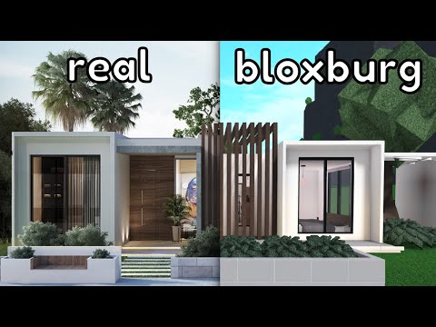 Building a LUXURIOUS 1 story house in Bloxburg