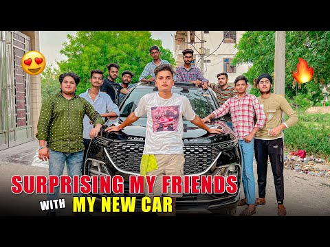 Surprising Friends With My New Car | Bihari Ladka Vlogs