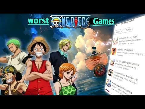 Trying the one piece worst games ever 😂😂