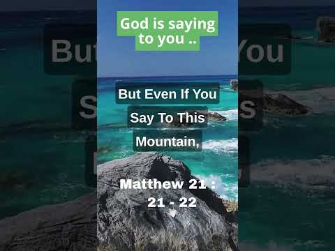 God Message For You - Matthew 21: 21-22 #god  #jesus #shorts