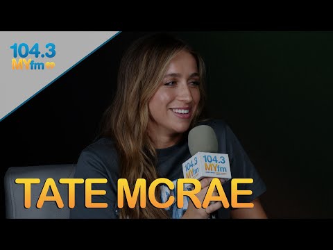 Tate McRae stops by 104.3 MYfm to chat Building Confidence, TikTok, and New Music with Jon Comouche