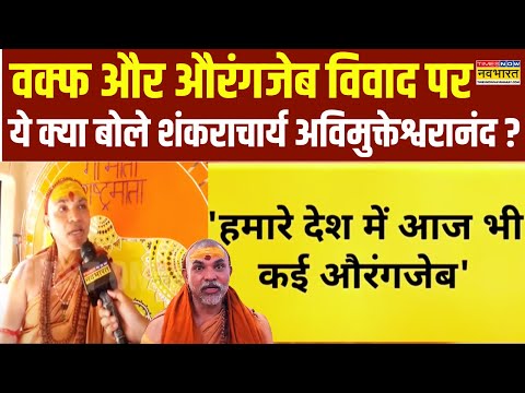 Shankaracharya on Aurangzeb Controversy: 'नवभारत' पर बोले शंकराचार्य- 'देश में आज भी कई औरंगजेब..'