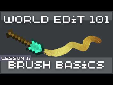 [Minecraft Tutorial] World Edit 101: Brush Basics