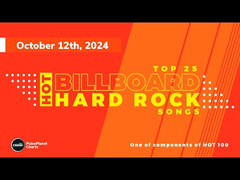 Billboard Hot Hard Rock Songs Top 25 (October 12th, 2024)