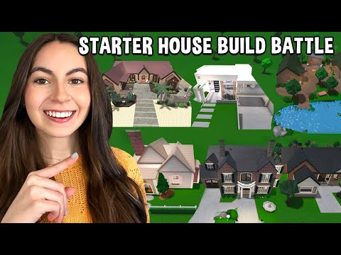 MEGA Starter Home Build-Off CHALLENGE! (Bloxburg Update)