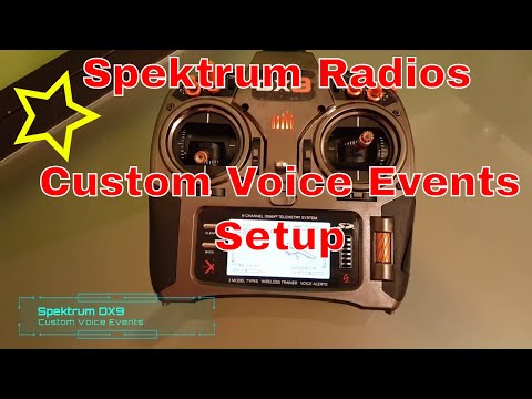 Custom Voice Events on Spektrum Radio - How To