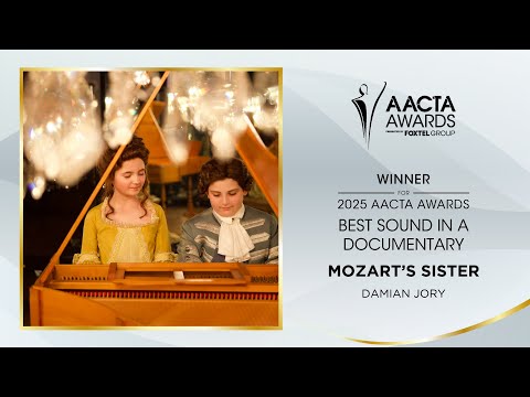 Talijah Blackman-Corowa & Charlie Pickering present Mozart's Sister with Best Sound in a Documentary