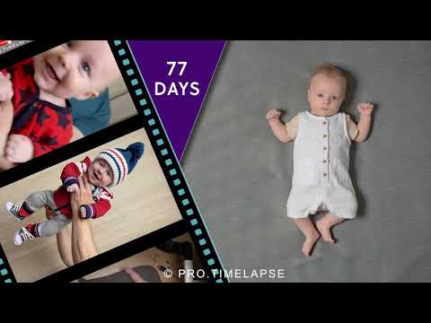 first 100 DAYS of baby Leo, Time Lapse