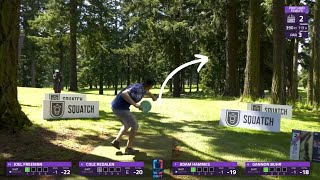 Adam Hammes NEARLY ACES Hole 2 | Portland Open 2022