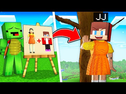 JJ and Mikey: SQUID GAME 2 Drawing Battle in Minecraft - Maizen