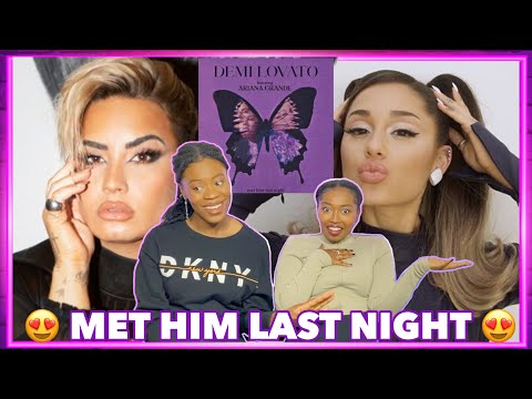 Beautiful Blend🥰🤩|Demi Lovato Ft. Ariana Grande - Met Him Last Night REACTION