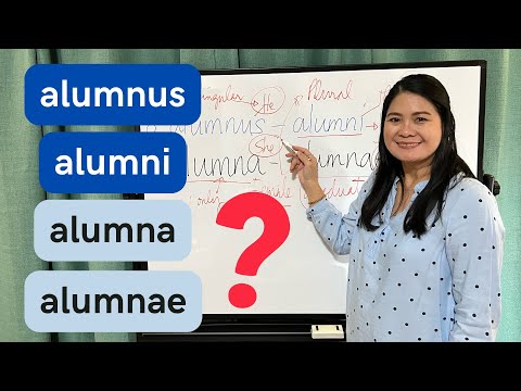 Alumnus - Alumni  & Alumna - Alumnae ||What’s the difference? | English Lesson