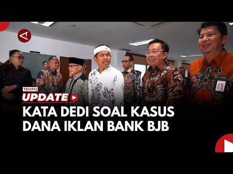 Gubernur Jabar Dedi Mulyadi Buka Suara soal Kasus Korupsi Bank BJB