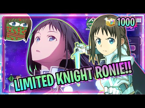 [SAO UB/ARS]Will RONIE Come Home?! - Sword Art Onlince Alicization Unleash Blading