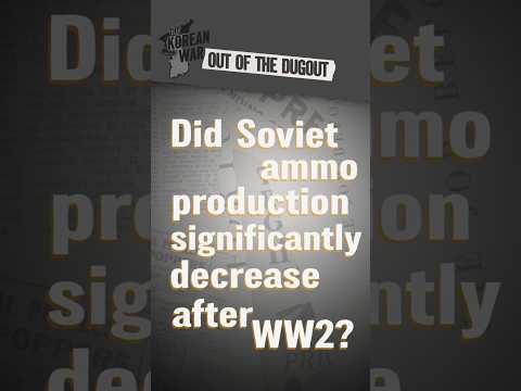 Did Soviet ammo production decrease after WW2? - #OOTD #shorts