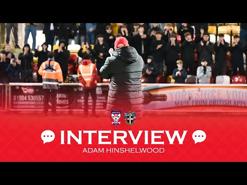 💬 Post Match Interview | Adam Hinshelwood | Sutton United