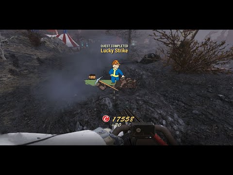 Fallout 76 - Lucky Strike - Find and excavate the Dig Site in The Burning Mine