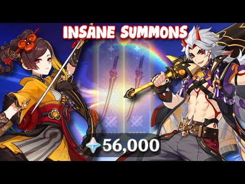 My MOST INSANE Wishes Yet!! OVER 350 WISHES For CHIORI & ITTO!! (Genshin Impact)