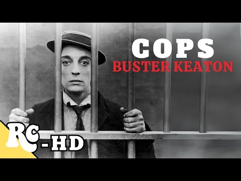 Cops | Buster Keaton | Full Silent Classic Comedy Movie | Restored In HD